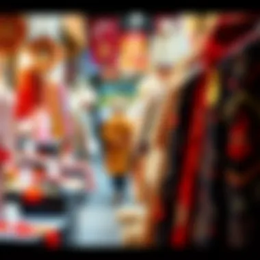 Trendy Fashion Finds in Antalya's Bazaar Trendy outfits showcased in Antalya bazaar
