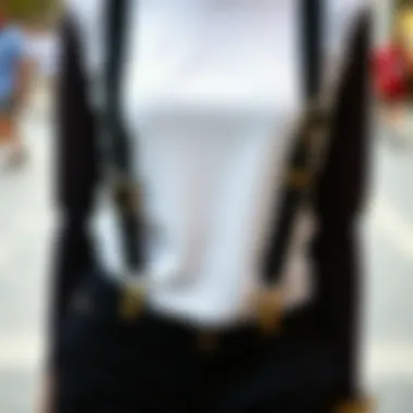 Stylish tips for wearing suspender shorts elegantly