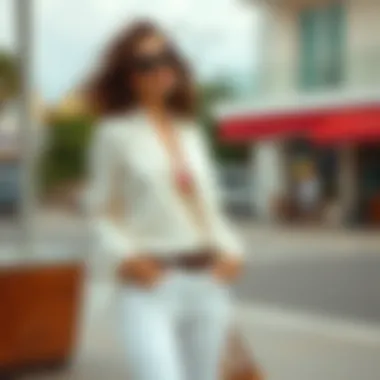 Creative Layering with White Pants for Various Occasions Creative layering ideas with white pants for various occasions
