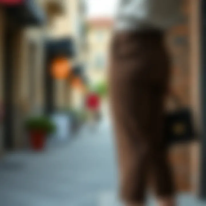 Body type styling tips for short fabric trousers