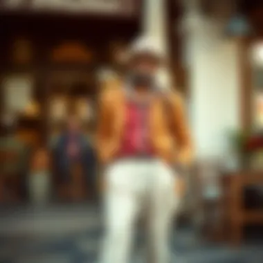 Comfortable casual outfit with linen trousers