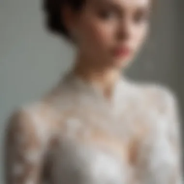 Delicate Craftsmanship: The Intricacies of Lace Close-up of intricate lace details on fabric