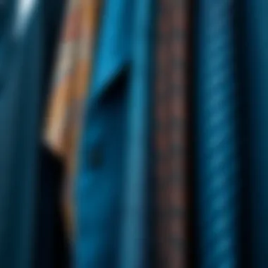 Variety of Suit Fabrics Different fabric swatches for suit customization