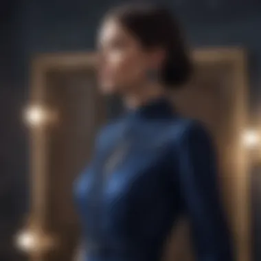 Accessorizing the Indigo Dress for Special Occasions Stylish indigo dress paired with accessories