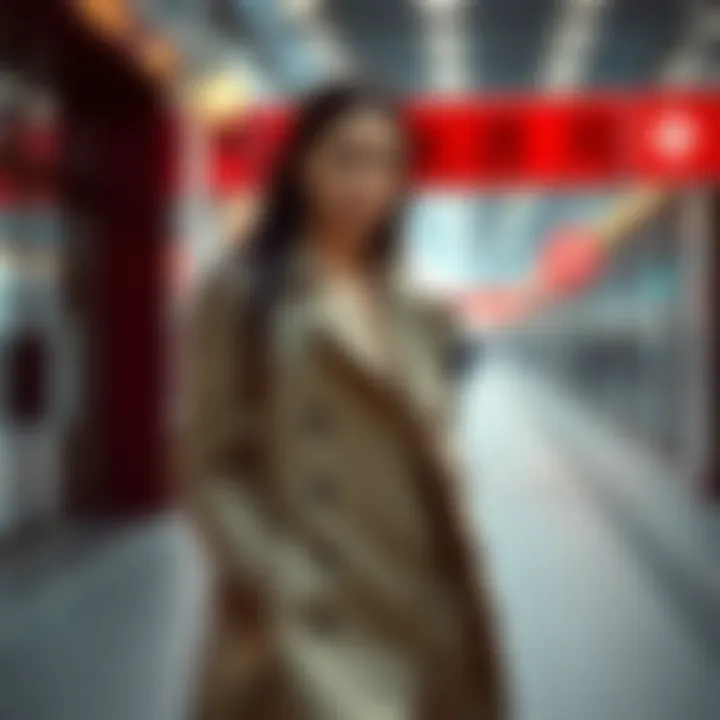 Seasonal fashion featuring long trench coats