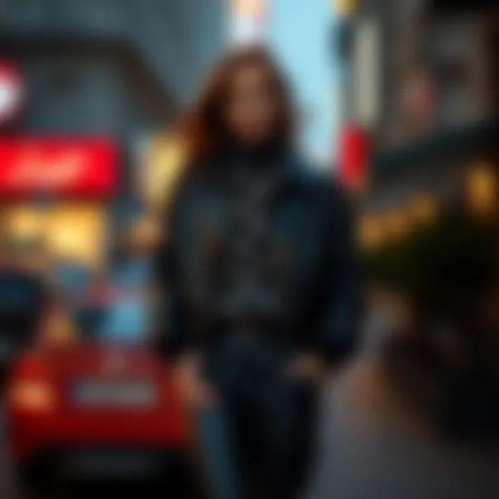 Layering options with bomber leather jacket