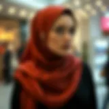 Elegant hijab fashion showcase