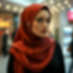 Elegant hijab fashion showcase