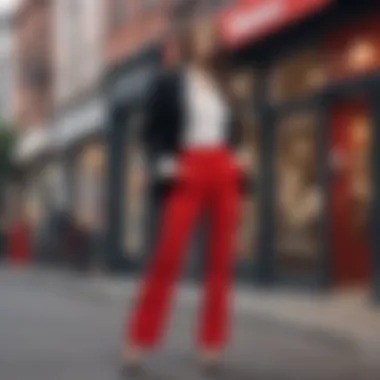 Styling Red Trousers: A Fashion Guide Mix and match styles with red trousers for unique outfits