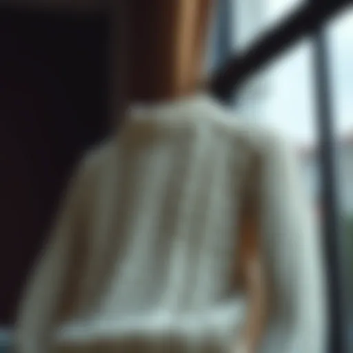 Luxurious knitted sweater design