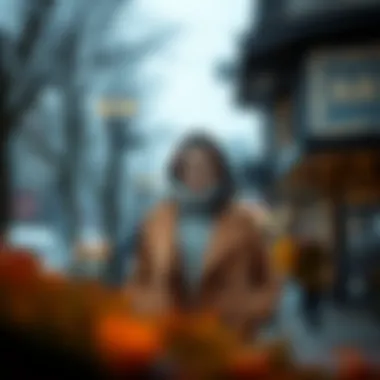 Seasonal outfit combinations with a double-breasted coat