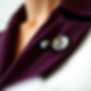 Stylish Details: Lapels and Buttons that Impress Detailed view of stylish lapels and buttons