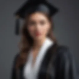 Stylish graduation outfit for a formal ceremony