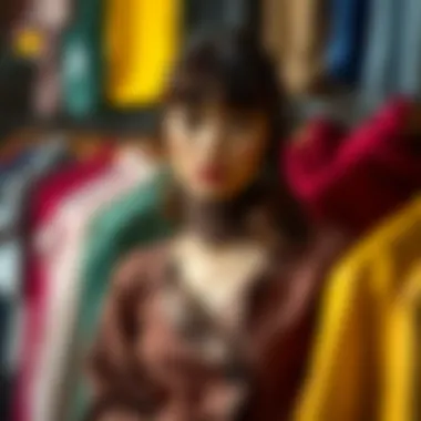 Variety of fabrics suited for different body types