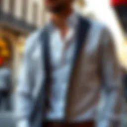 Elegant cotton shirt showcasing timeless style