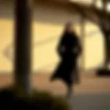 Elegant long coat in a modern design