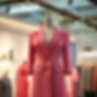 The Elegance of the Pink Blazer Dress Elegant pink blazer dress on a mannequin