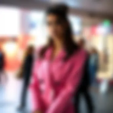 Wearing Pink Blazer Dress to Special Occasions Model showcasing a pink blazer dress at a special event