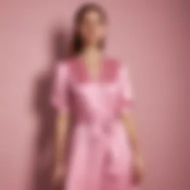 Chic Pink Dress for Everyday Outfits Casual pink dress with accessories for daily wear