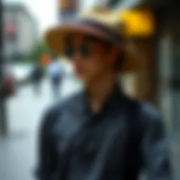 Stylish shirt with an integrated hat design