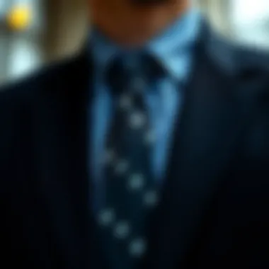 Tie Combination with a Black Suit Black suit combination showcased with a tie
