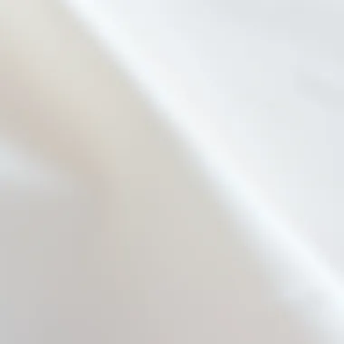 The Quality of Poplin: A Closer Look Close-up of fabric texture showcasing poplin quality