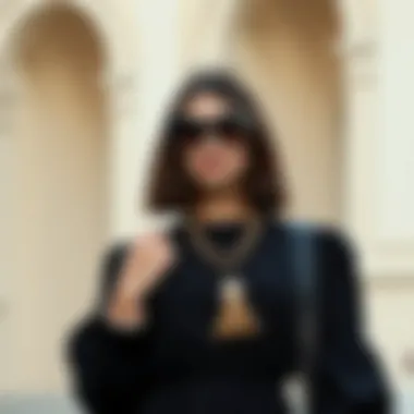 Accessorizing the Black Poplin Dress Stylish accessories complementing a black poplin dress