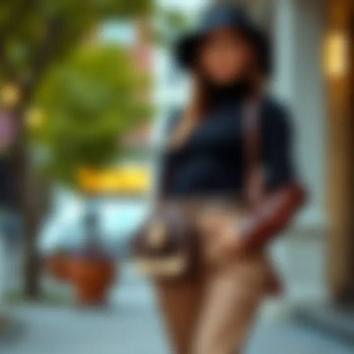Stylish tesettür outfit suitable for various body types