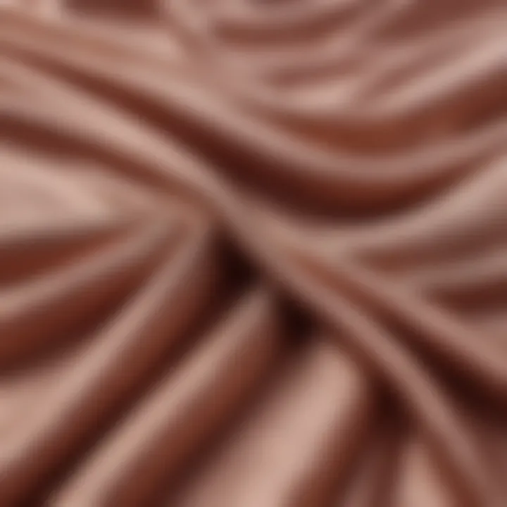 Close-up of luxurious fabric used in modest fashion, showcasing texture and quality.