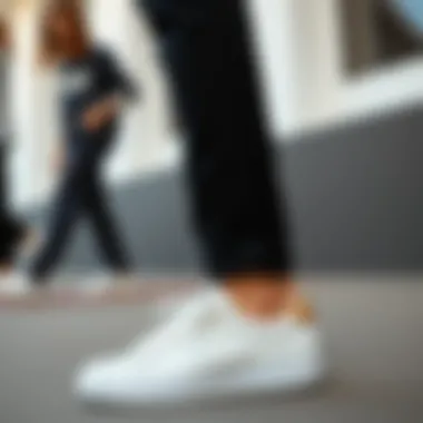 Trendy Sneakers for Casual Jumpsuits Trendy sneakers matching a casual jumpsuit