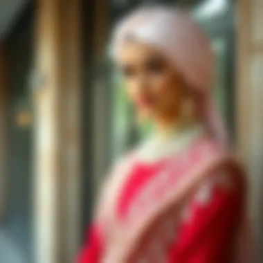 Modern Elegance in Turban Bridal Fashion Elegant turban bridal outfit showcasing modern design