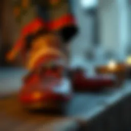 Traditional Turkish footwear showcasing intricate craftsmanship