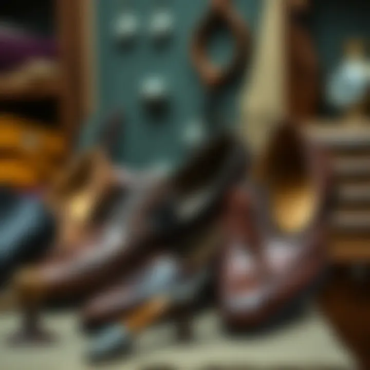 Variety of materials used in Turkish shoemaking