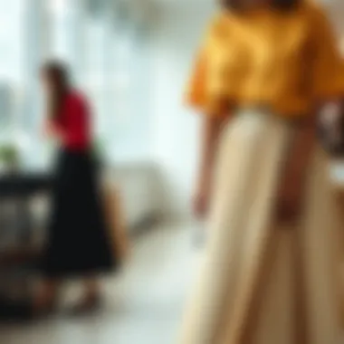Care instructions for maintaining pleated skirts