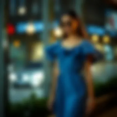 Flounce dress styles for various body types
