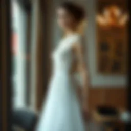 Elegant wedding dress for young girls